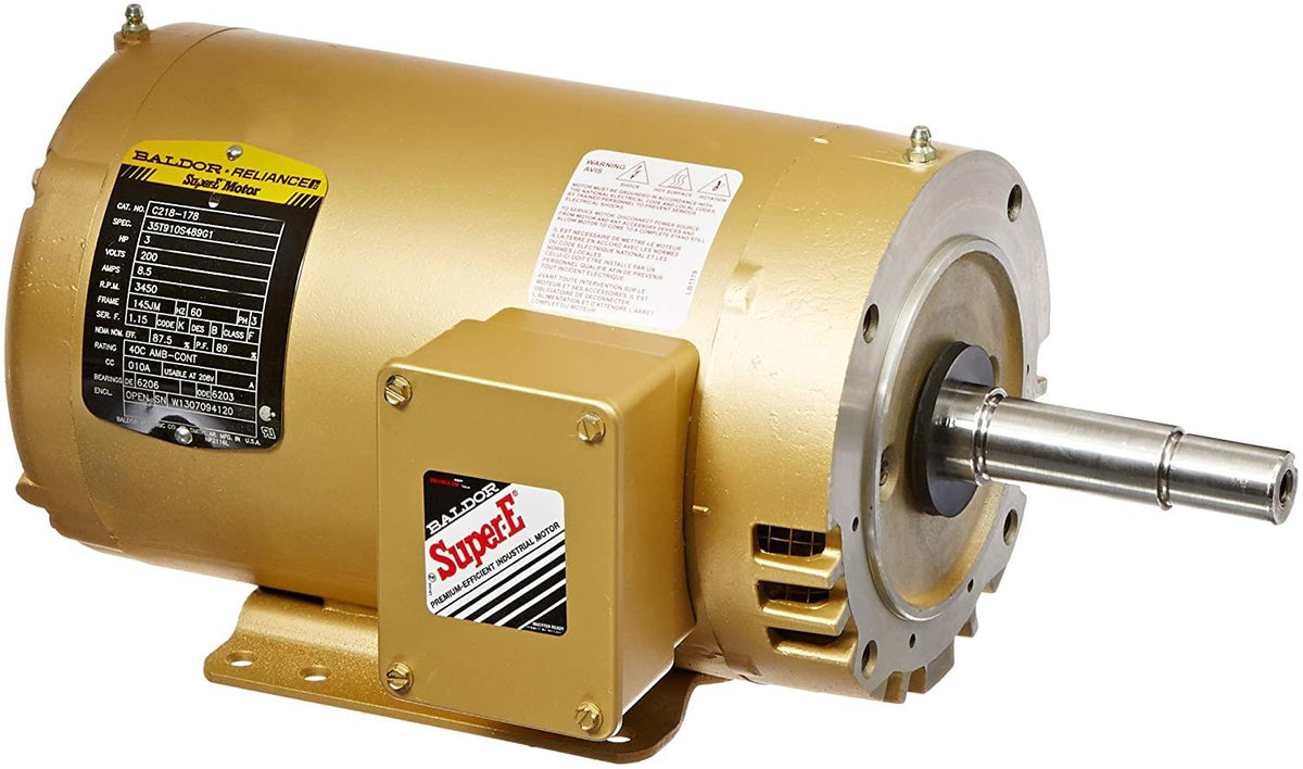 Pentair C218-178 3-Phase Motor Replacement Pool and Spa Commercial Pump, 230-Volt, 60-Hertz