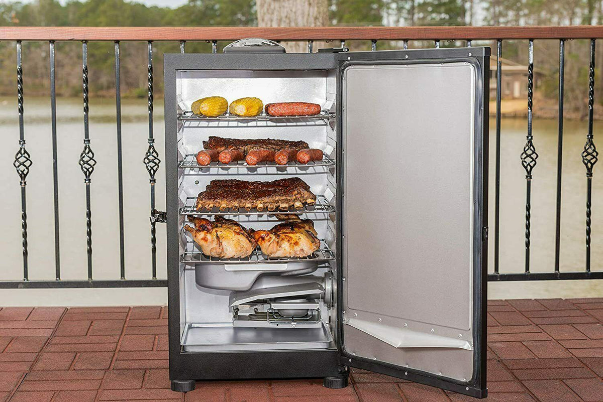 Masterbuilt Outdoor Barbecue 30" Digital Electric BBQ Meat Smoker Grill - Black