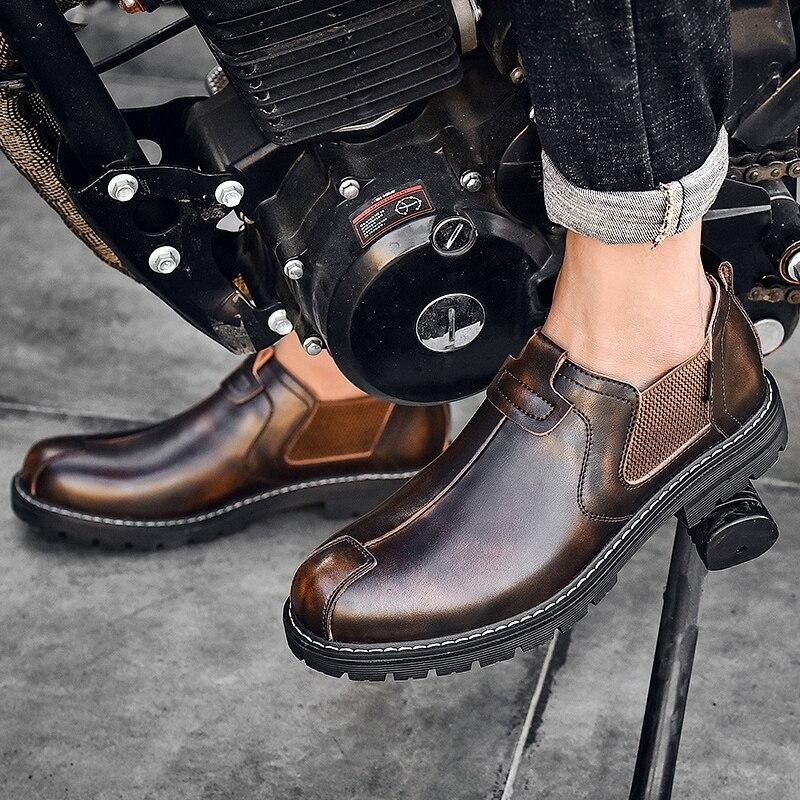 New Autumn British Male Ankle Chelsea Boots