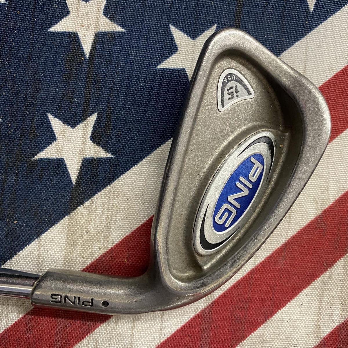 Used Men's RH Ping i5 Regular Flex Steel Shaft Iron Set(4-PW)- 152837