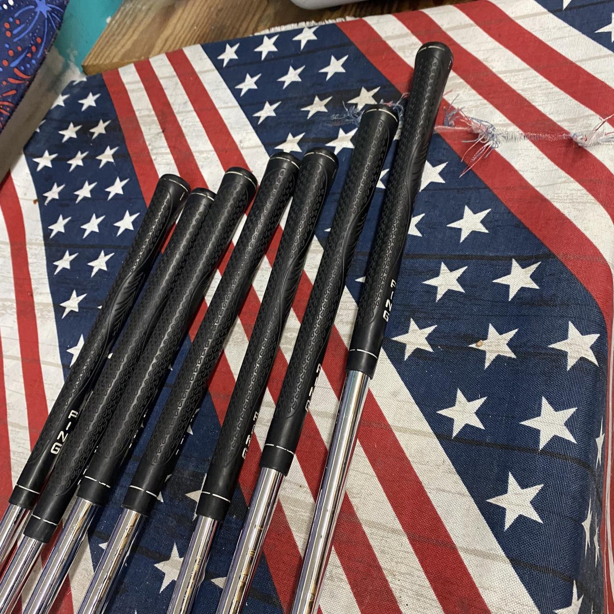 Used Men's RH Ping i5 Regular Flex Steel Shaft Iron Set(4-PW)- 152837