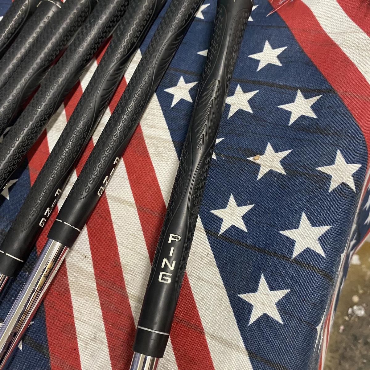 Used Men's RH Ping i5 Regular Flex Steel Shaft Iron Set(4-PW)- 152837