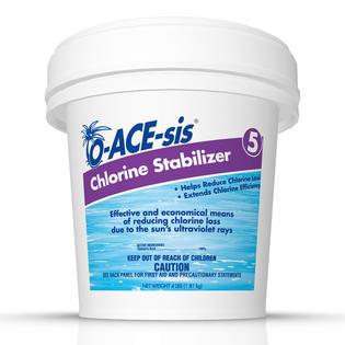 niques O-ACE-sis Tablet Chlorine Stabilizer 4 lb. - Of: 8