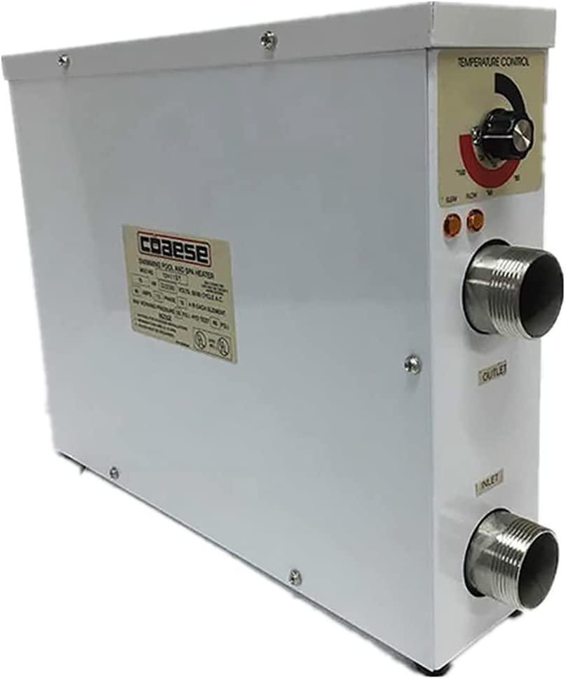 Strong Heat Resistance 15KW 220V Automatic Swimming Pool Thermostat Electric Household Bathroom Water Heater Bath Tub Pump Temperature Controller SPA Heater Temperature Controller