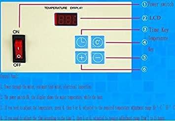Strong Heat Resistance 15KW 220V Automatic Swimming Pool Thermostat Electric Household Bathroom Water Heater Bath Tub Pump Temperature Controller SPA Heater Temperature Controller