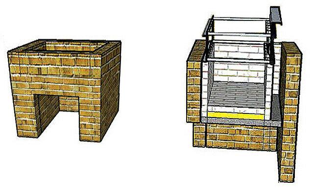 Brazilian BBQ Charcoal Grill - 07 Skewers - Rotisserie System - Oca-Brazil