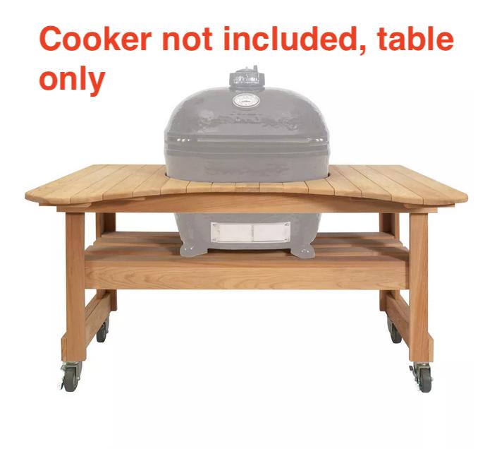 Primo PG00601 Cypress Table for Kamado Grill