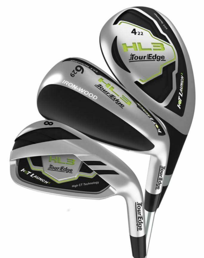 Tour Edge Hot Launch 3 Triple Combo Iron Set KBS Tour Regular R-Flex NEW #73642