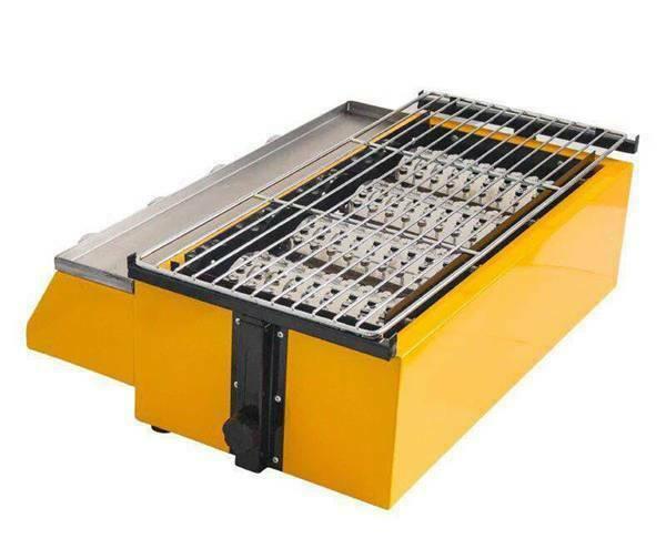 1pc Commercial ET-K222 4 head gas-fired grill smokeless barbecue machine