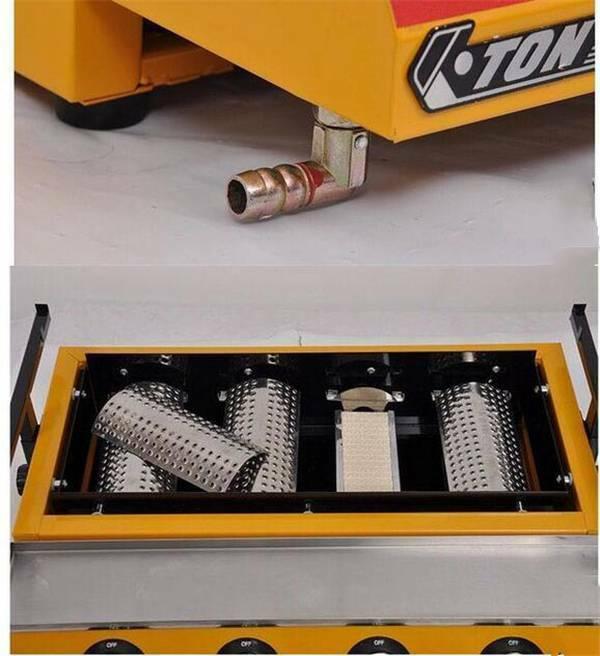1pc Commercial ET-K222 4 head gas-fired grill smokeless barbecue machine