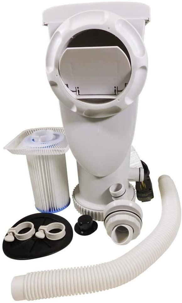 Summer Escapes Polygroup SFX1500 Filtration Pump with Vacuum Adapter for Above Ground Pools