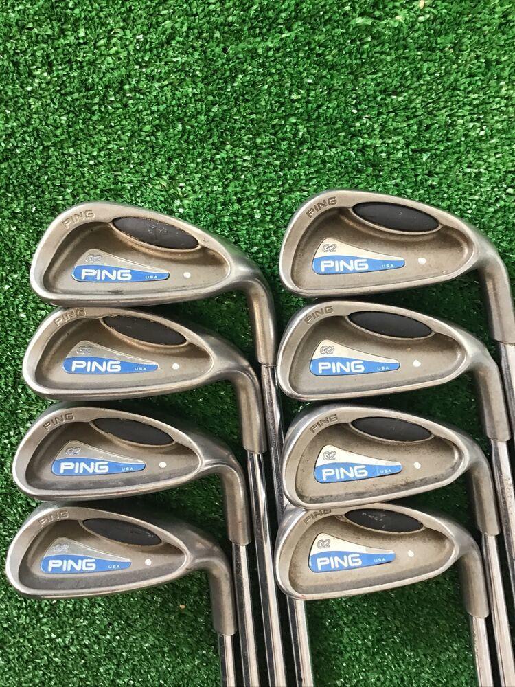 Ping G2 White Dot Iron Set 5-SW With Regular Steel Shafts