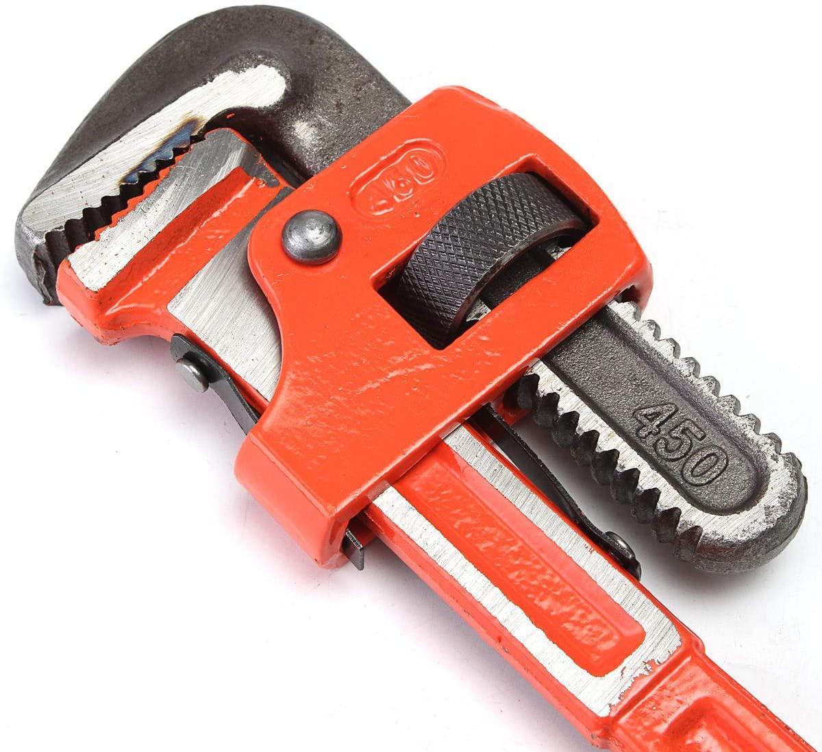ZYL-YL Hand Tools 3Pcs Heavy Duty Pipe Wrench Adjustable Set 14inch 18inch 24inch Monkey Soft Grip