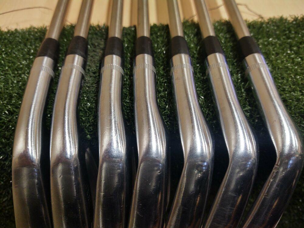 Adams Golf Idea A Tour Rare Iron Set 4-PW Steel Shaft X Flex Black Gold