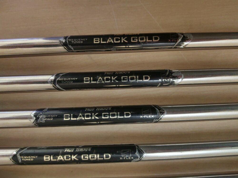 Adams Golf Idea A Tour Rare Iron Set 4-PW Steel Shaft X Flex Black Gold