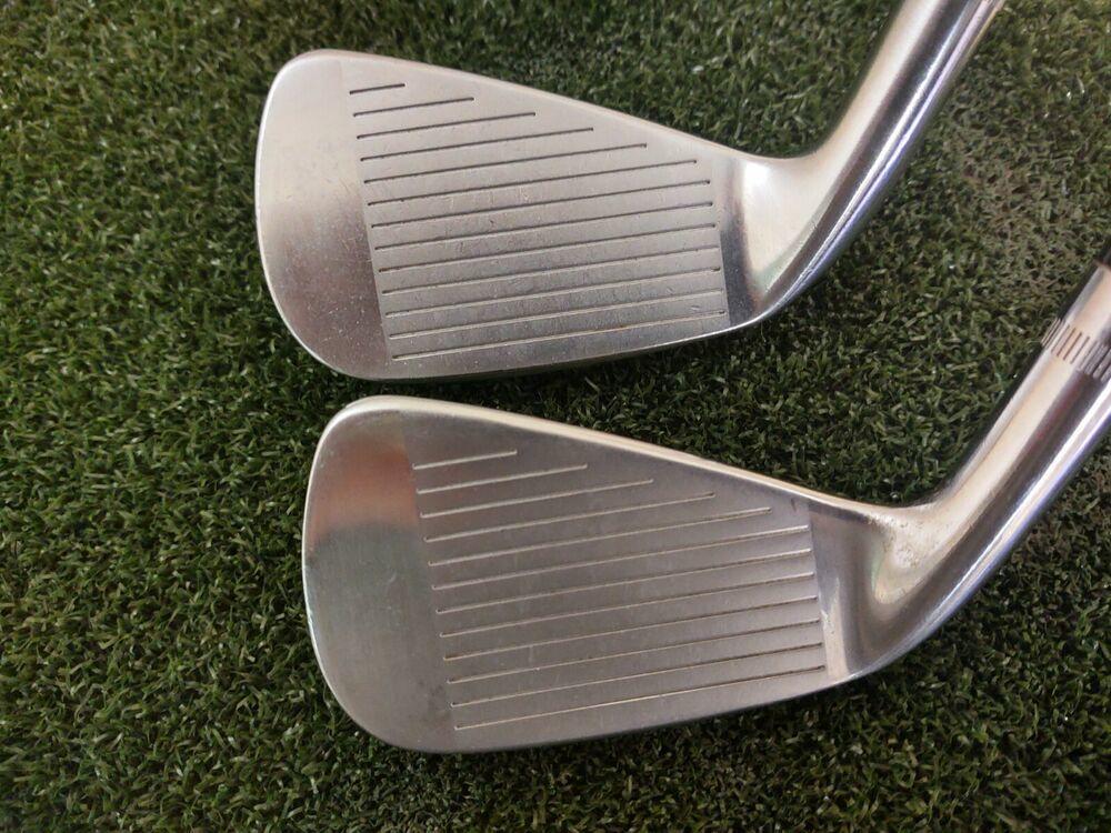 Adams Golf Idea A Tour Rare Iron Set 4-PW Steel Shaft X Flex Black Gold