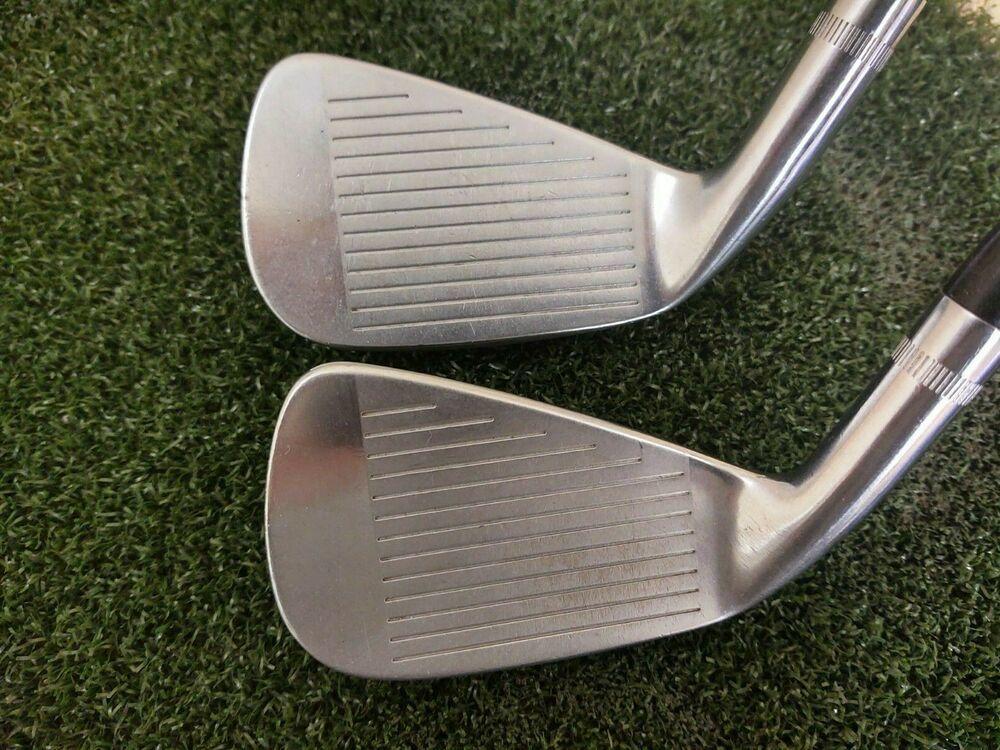 Adams Golf Idea A Tour Rare Iron Set 4-PW Steel Shaft X Flex Black Gold