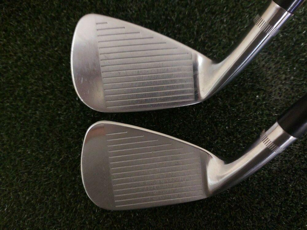 Adams Golf Idea A Tour Rare Iron Set 4-PW Steel Shaft X Flex Black Gold