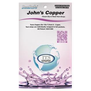 SenSafe John's Copper Water 30 Foil Packed Tests - INCL. 12 PK