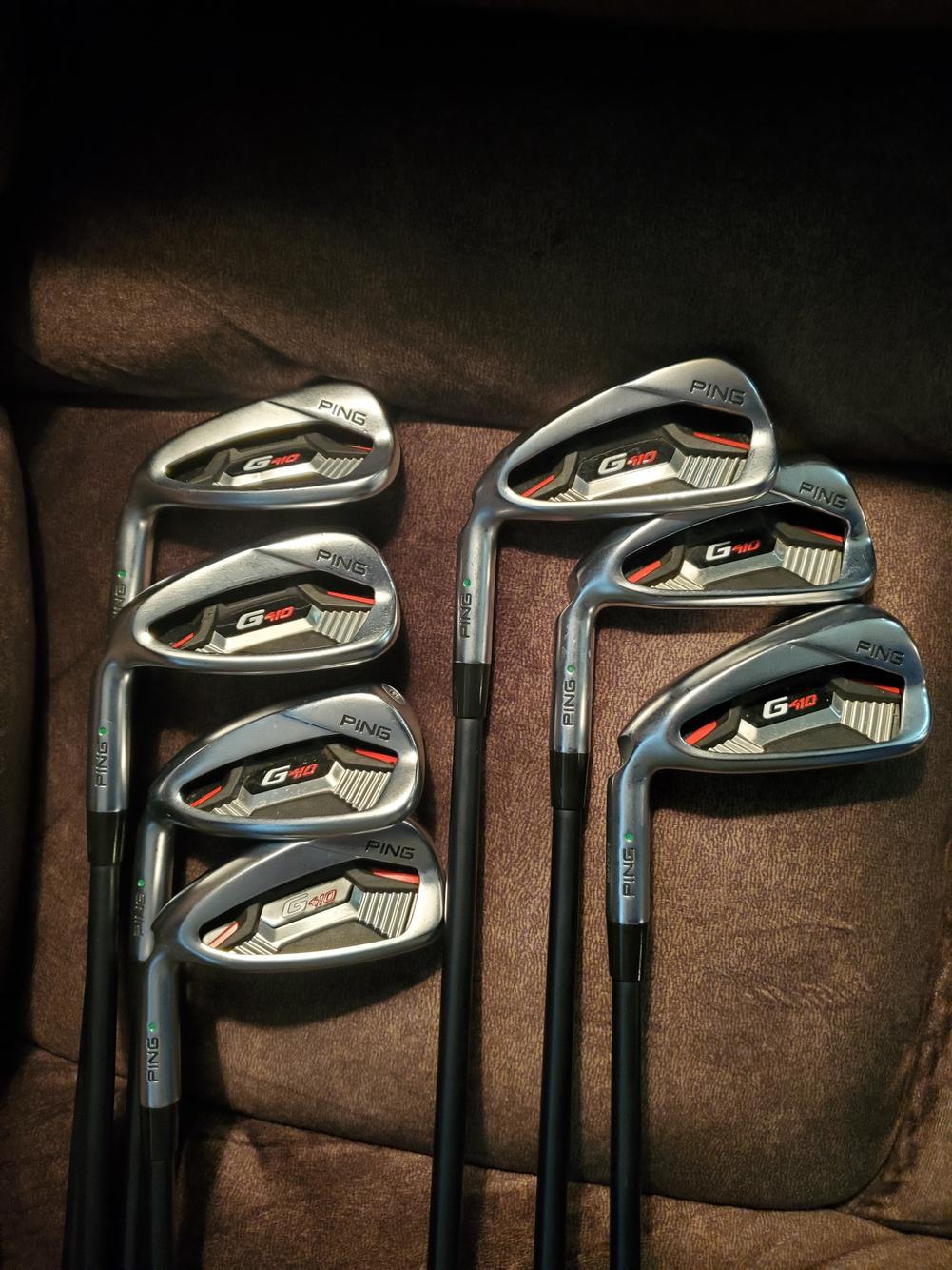 Used Men's Ping G410 Left Hand Clubs (Full Set) Regular Flex 7 Pieces
