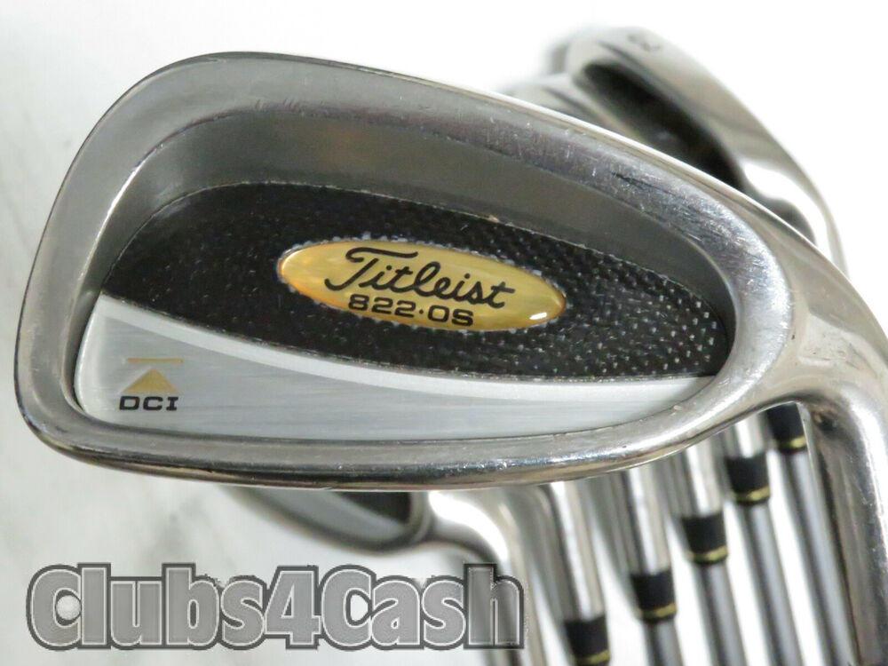 Titleist 822 OS DCI Irons Graphite Ultralight 75 Regular Flex 3-P