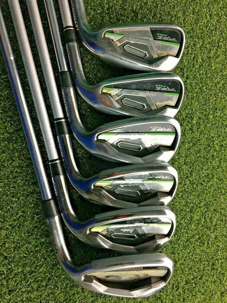 TaylorMade RBZ Max Iron Set 6-PW+GW RH FST 90 Regular Steel / NEW GRIPS /mm4386