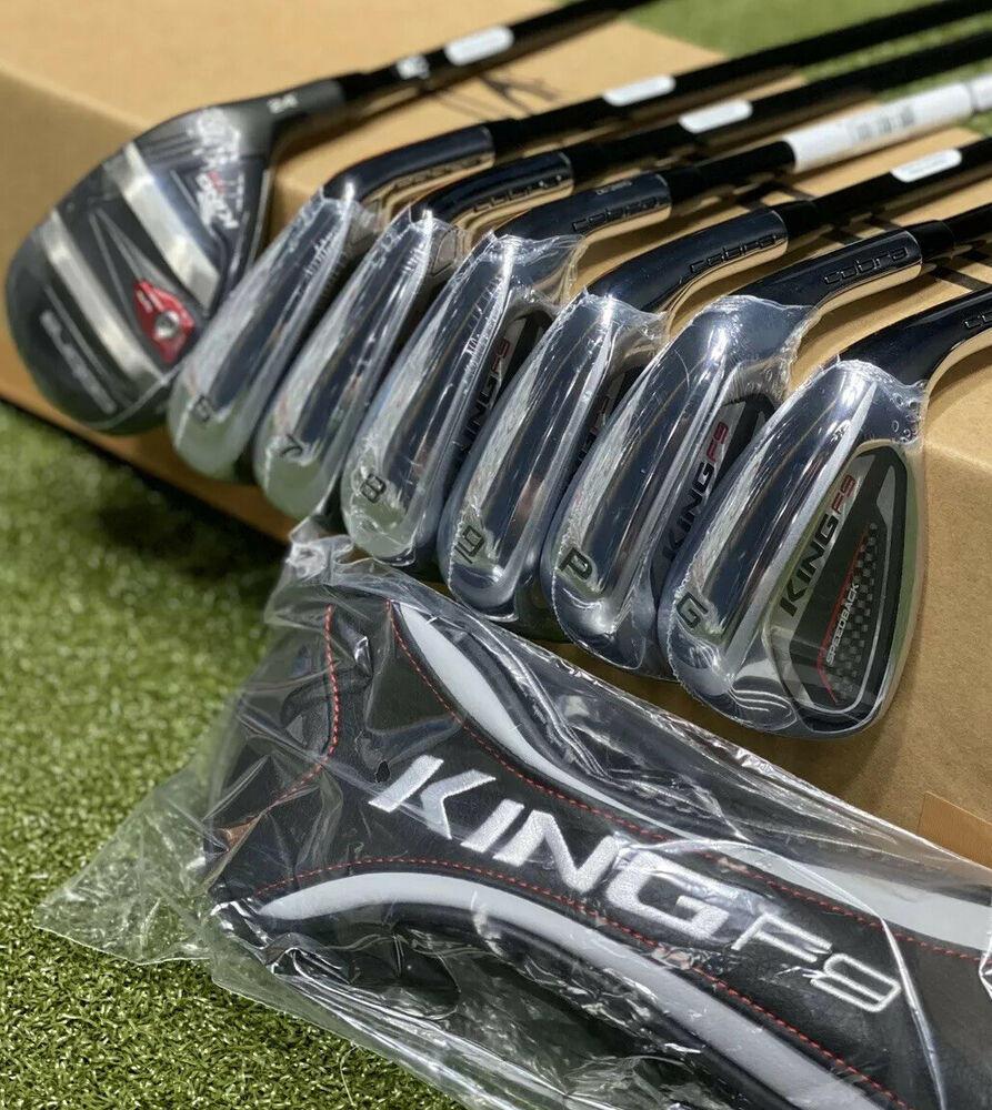 Cobra F9 Speedback Combo Iron Set Graphite 5H, 6-GW Regular R-Flex NEW #78228