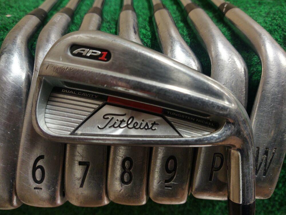 Titleist Ap1 Iron Set 4-PW,W S300 High Launch Steel Shaft Stiff Flex