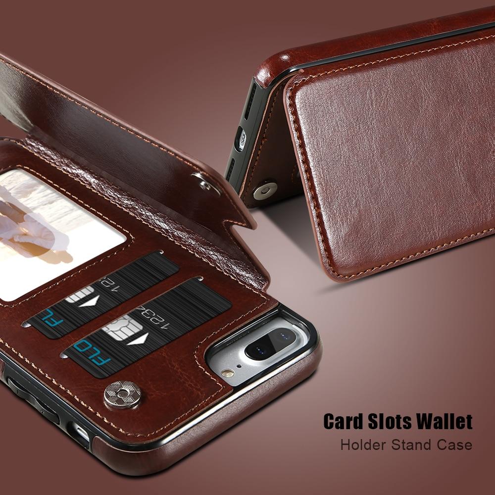 Retro Flip Leather Wallet Cases for iPhone 11 Pro Max X XS XR XS Max