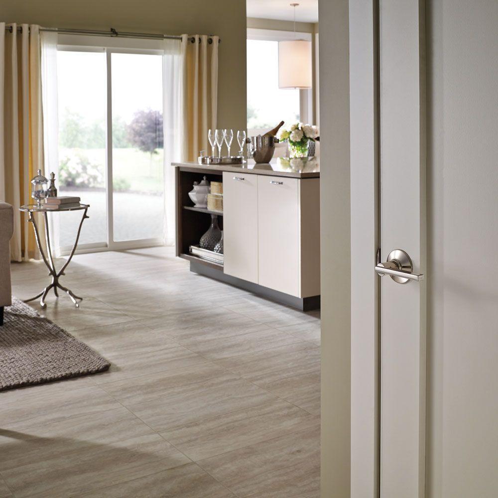 Latitude Satin Nickel PassaHall/Closet Door Lever (4-Pack)