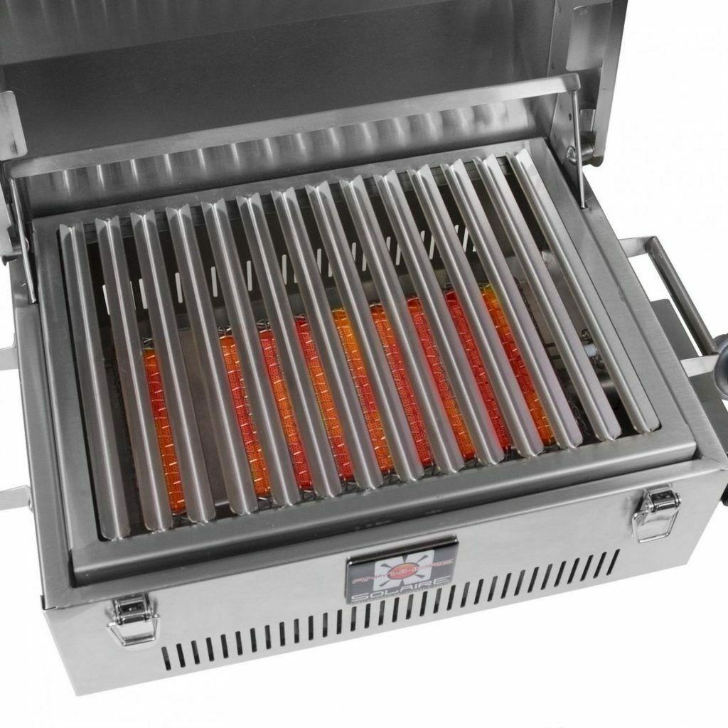 Solaire Anywhere Portable Infrared Propane Grill 14,000 BTU, SOL-IR17B, Open Box