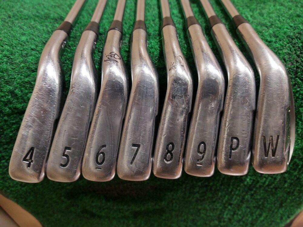 Titleist Ap1 712 Golf Iron Set 4-PW,W Steel Shaft Stiff Flex Pro 105