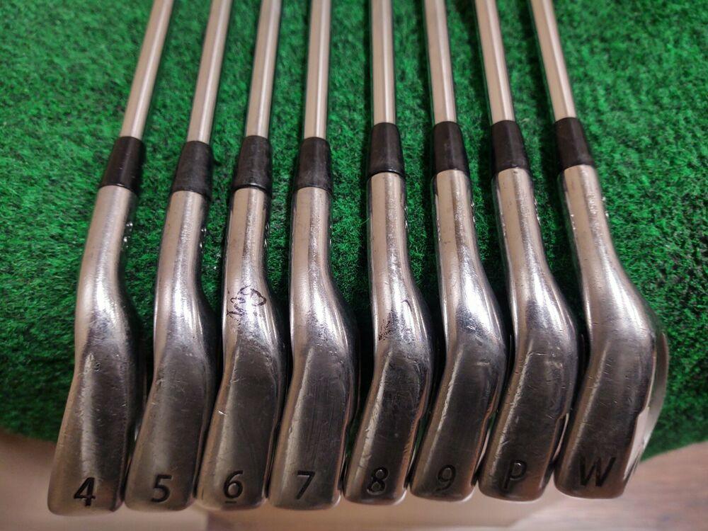 Titleist Ap1 712 Golf Iron Set 4-PW,W Steel Shaft Stiff Flex Pro 105