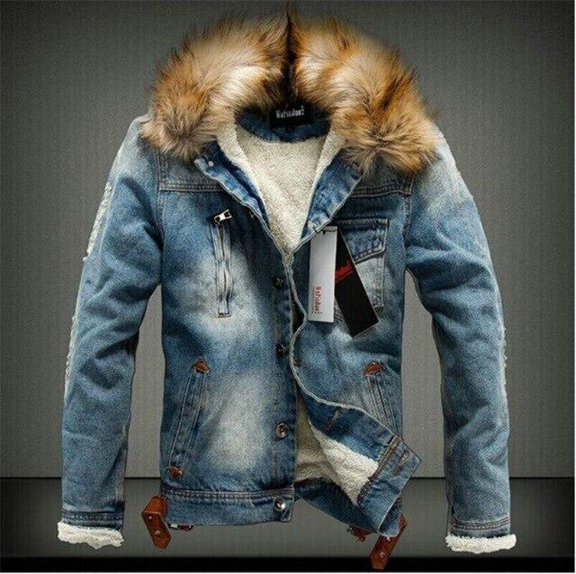 New Fashion Men's Denim Jeans Jacket Coats
