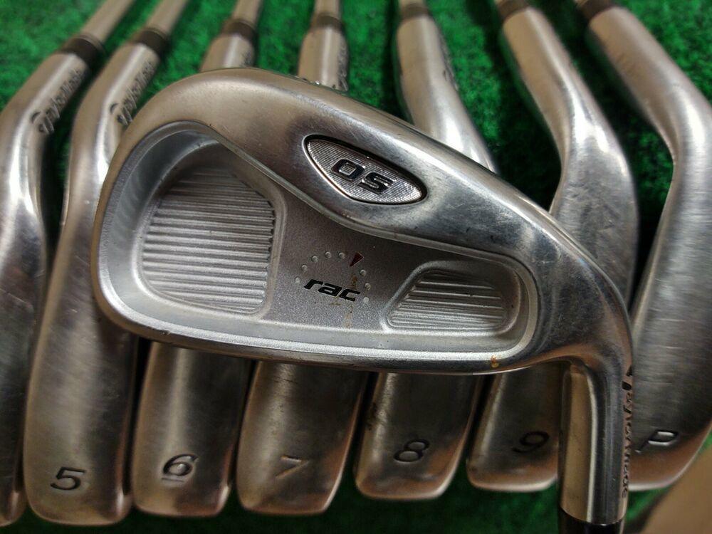Taylormade RAC OS Golf Iron Set 4-PW Steel Shaft Regular Flex