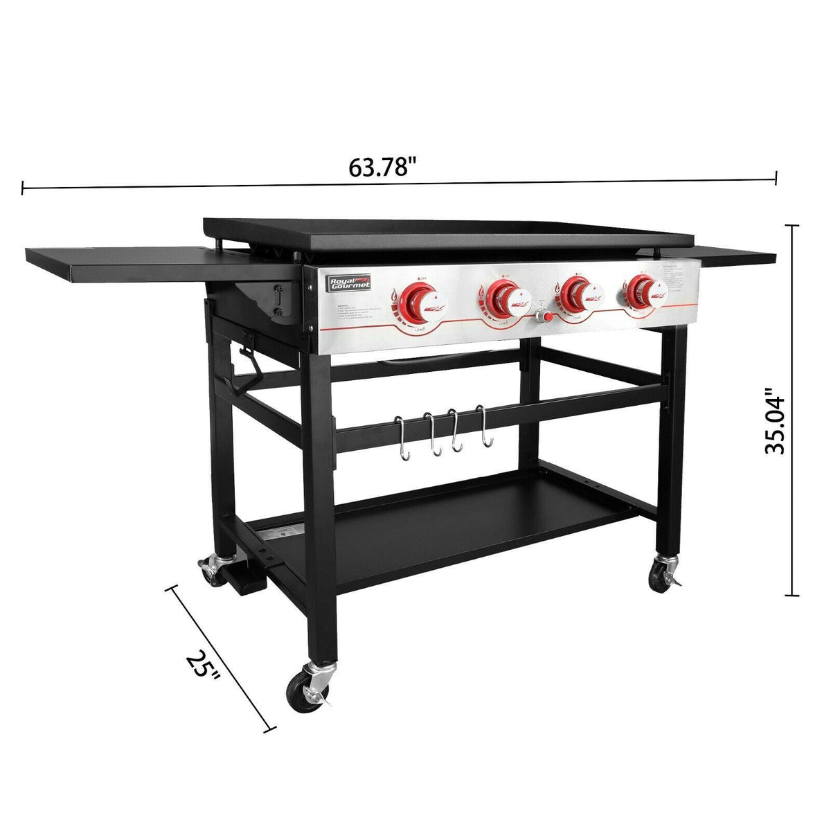 Royal Gourmet 4-Burner 36-Inch Flat Top Propane Gas Griddle GB4000