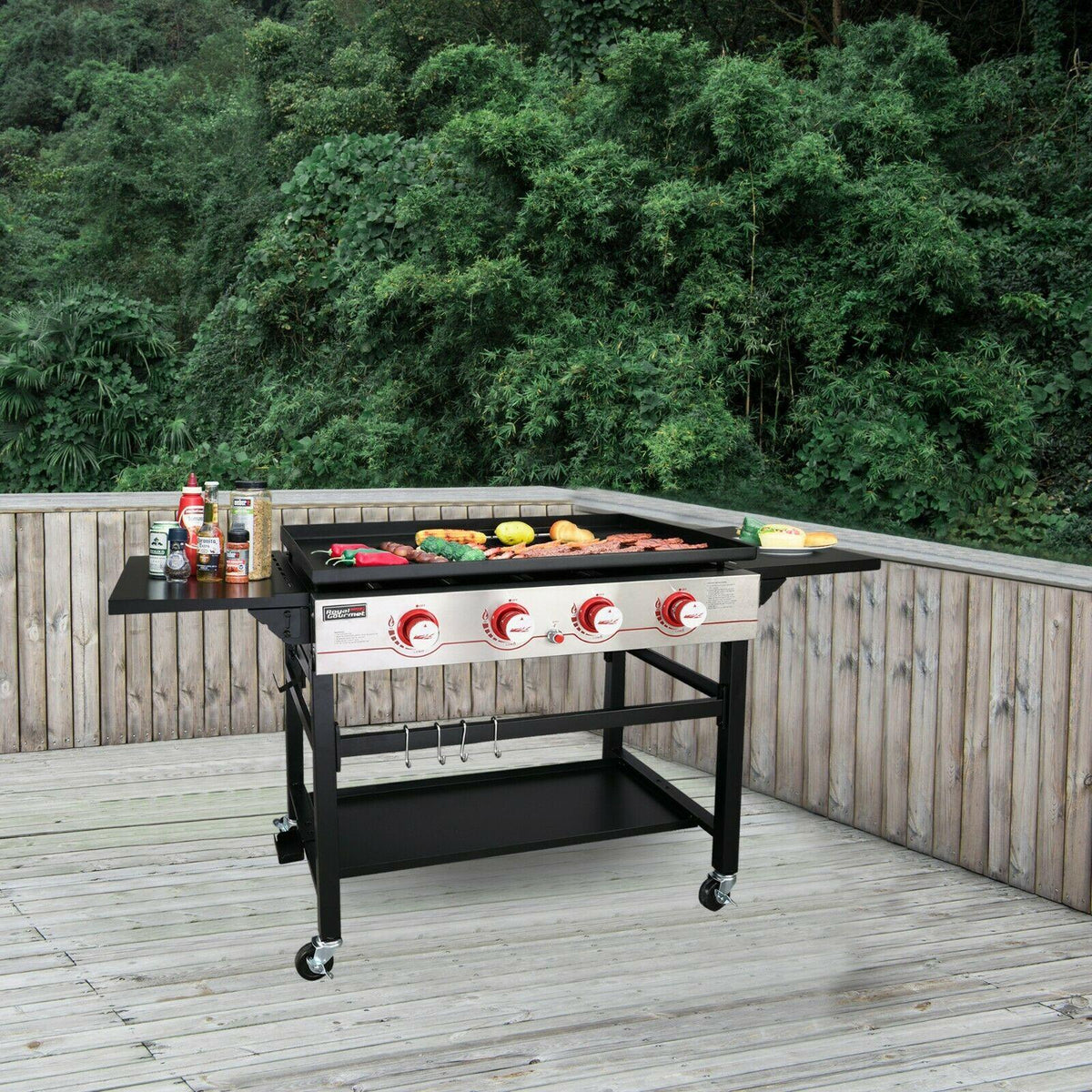 Royal Gourmet 4-Burner 36-Inch Flat Top Propane Gas Griddle GB4000