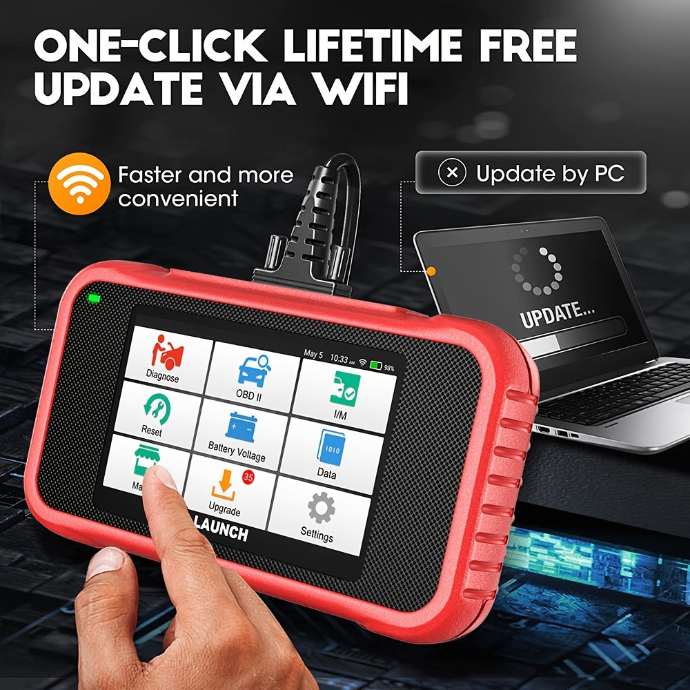 LAUNCH X431 CRP123E Car OBD2 Diagnostic Tools Automotive OBD Scanner ABS SRS Airbag Engine AT SAS OIL Brake Reset Lifetime Update