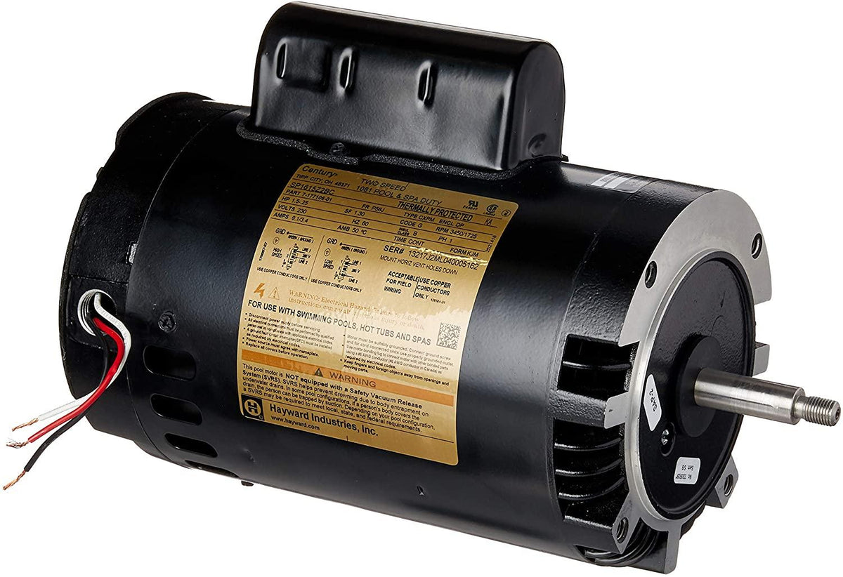 Hayward SPX1610Z2MNS 2 Speed Motor Replacement for Hayward Northstar Pumps, 1-1/2-HP