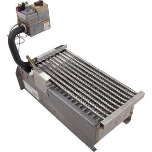 Burner Tray, Model 130A, w/Nat. Gas Valve, MV