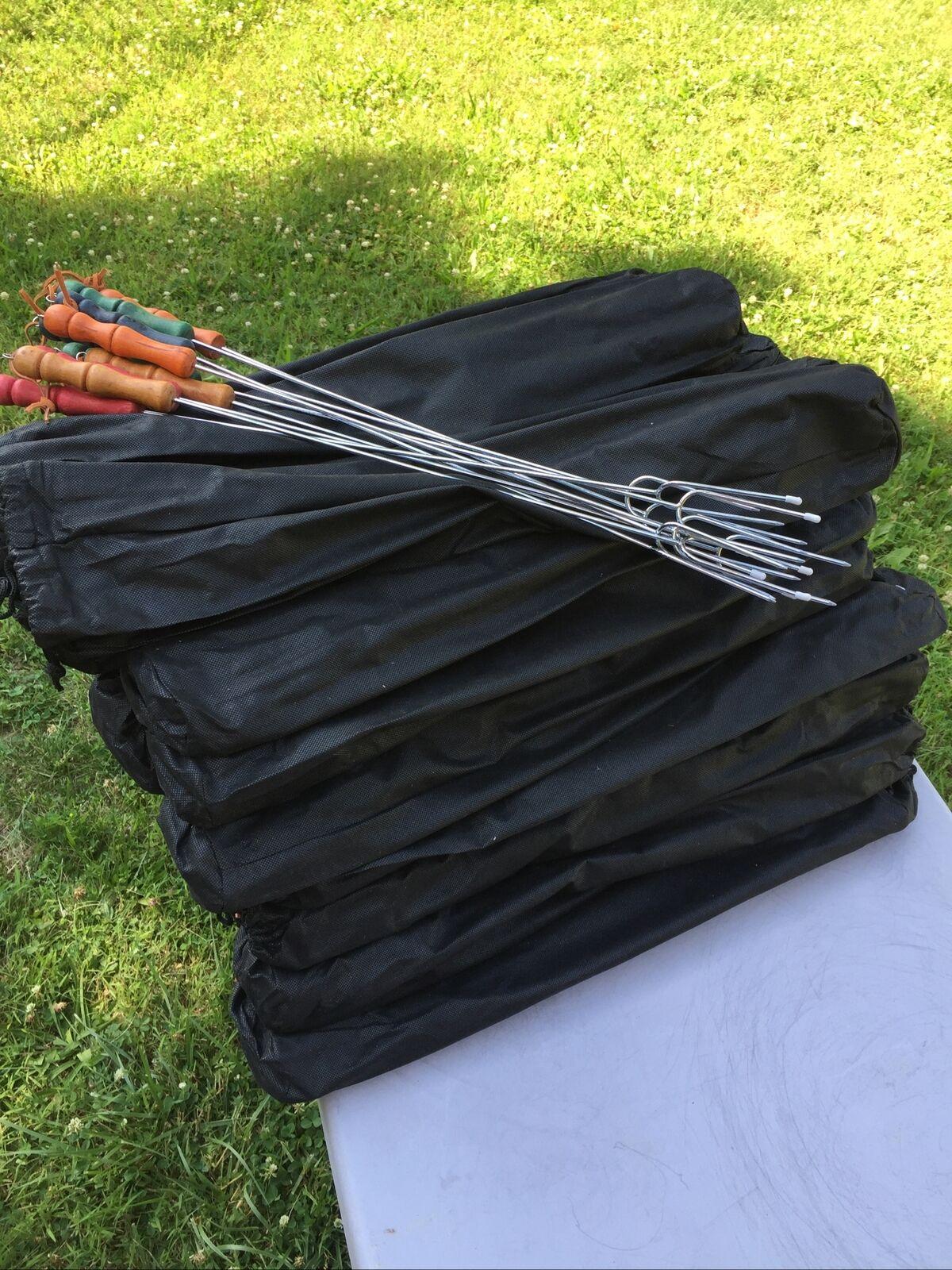 Case Of Roasting Forks. 40 Packs Of 8. 320 Total Campfire Sticks. Wholesale Lot
