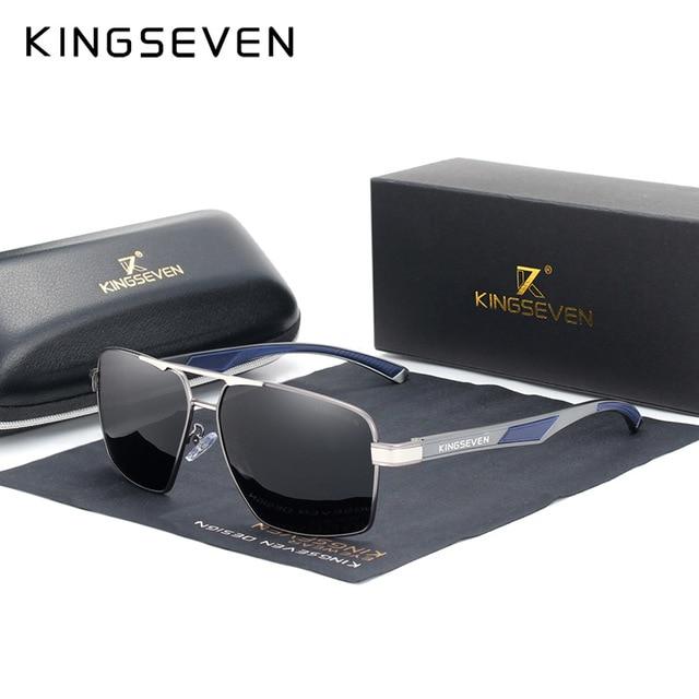 Aluminum Men's Polarized Lens Brand Red Design Temples Coating Mirror Sunglasses