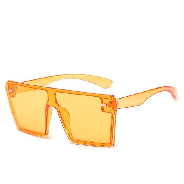 Top Fashion Women Oversize Square Gradient UV400 Sunglasses