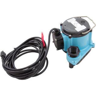 Manufacturing Pump, Sump, 8-CIM, 4/10hp, 115v, 45 GPM, 25ft Cord