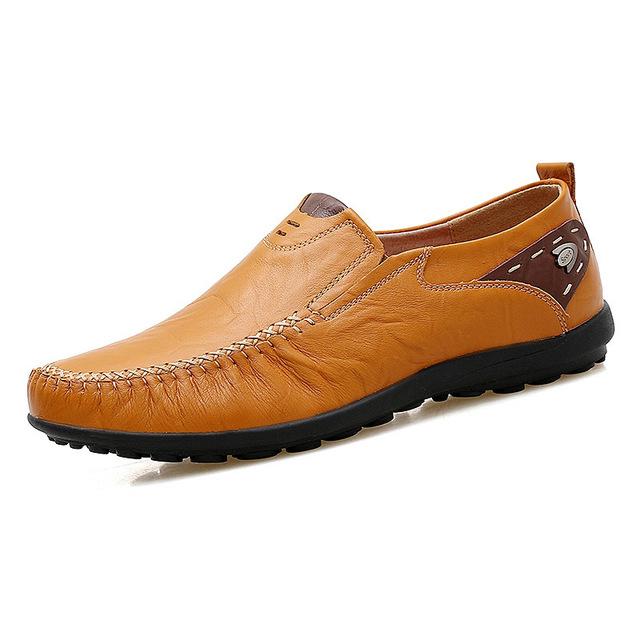 Shoes - 2021 New Soft Leather Handmade Casual Men's Shoes