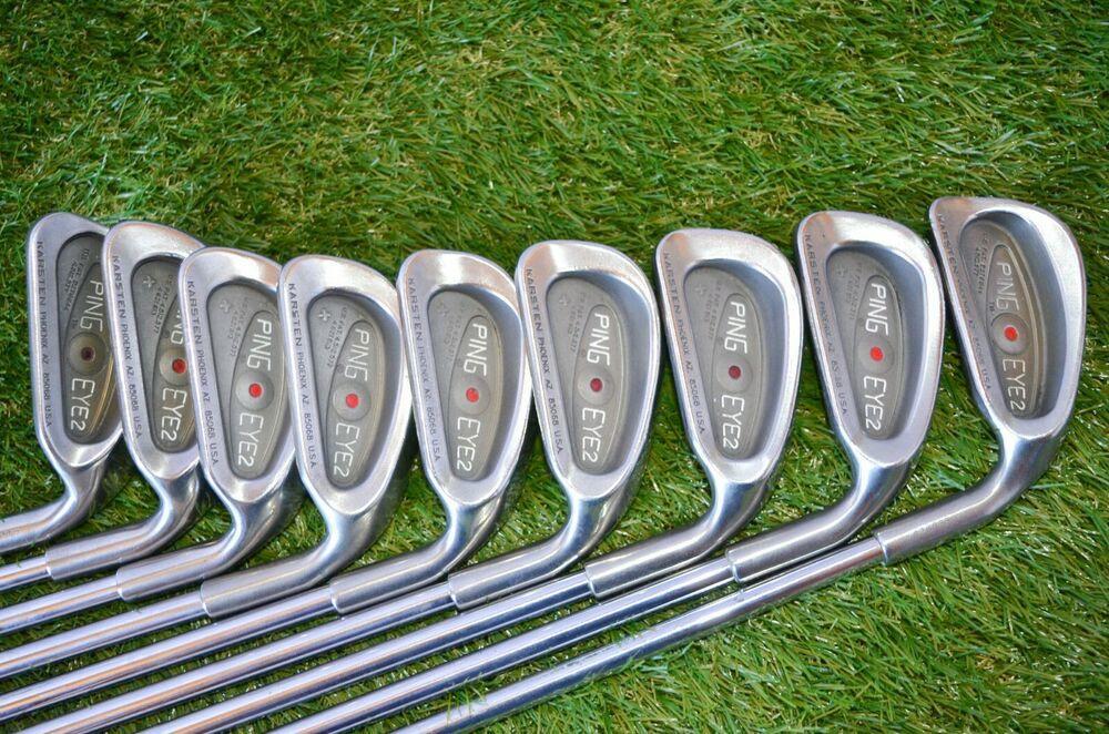 Ping 	Eye 2 	Iron Set 3-w,s	Right Handed 	37.5"	Steel 	Stiff	New Grip