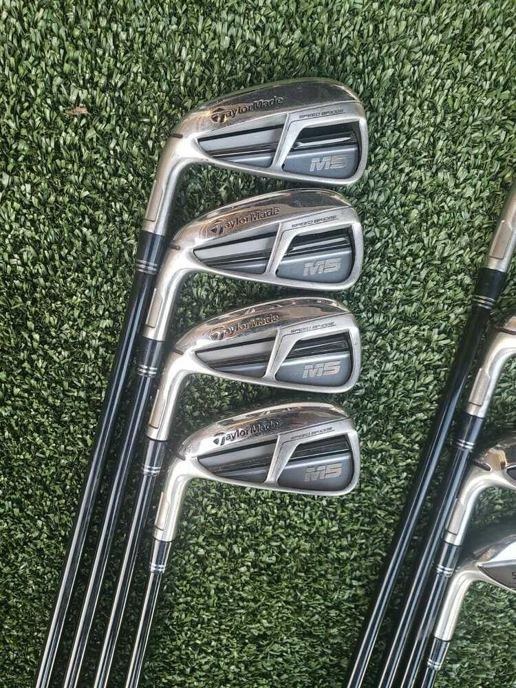 TaylorMade M5 4-PW+A Iron Set, LH, Mit Kuro Kage 80 Stiff Graphite- Excellent!