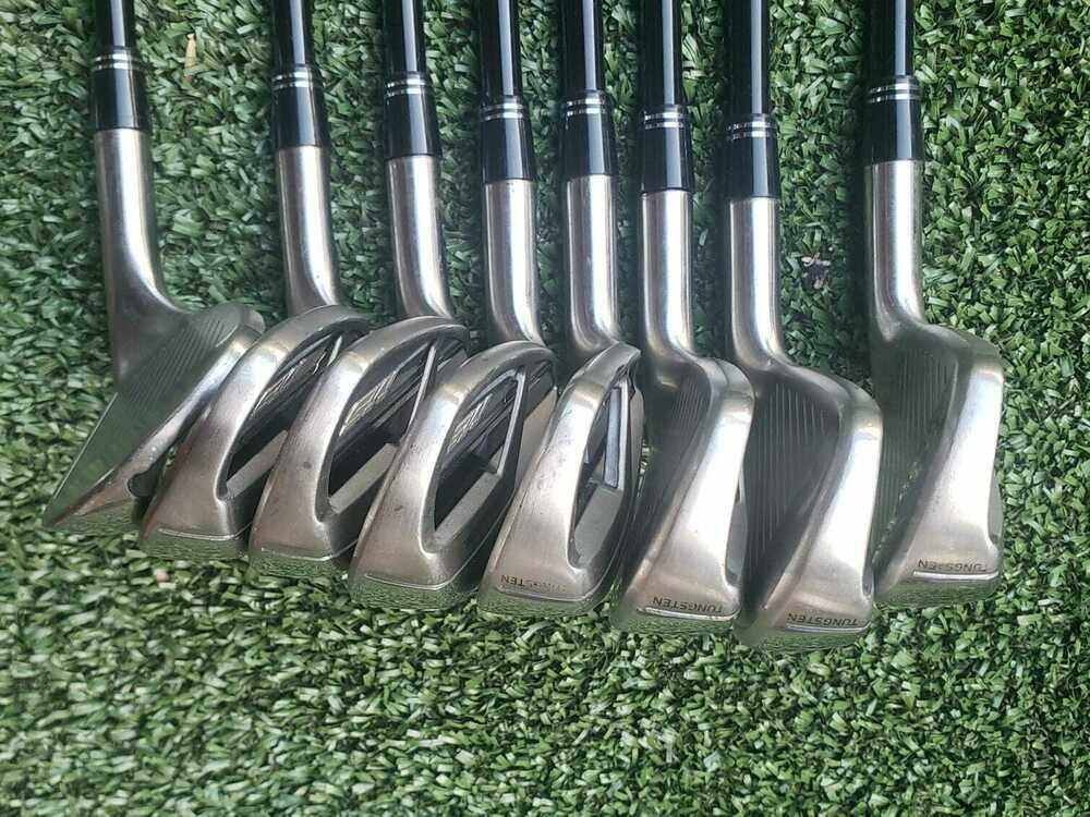 TaylorMade M5 4-PW+A Iron Set, LH, Mit Kuro Kage 80 Stiff Graphite- Excellent!