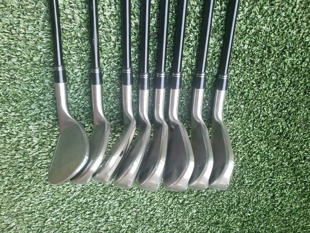 TaylorMade M5 4-PW+A Iron Set, LH, Mit Kuro Kage 80 Stiff Graphite- Excellent!