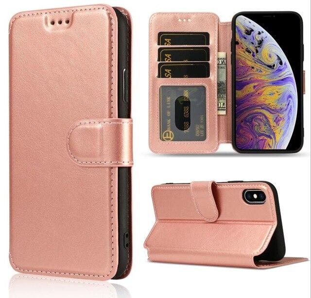 Phone Case - Luxury Leather Wallet Flip Cover For iPhone 11 Pro Max